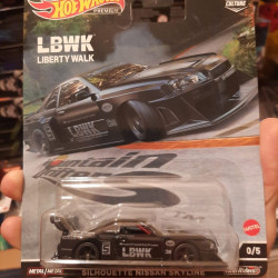 Hot Wheels Premium LBWK R34 Nissan Skyline Chase