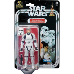 Star Wars The Black Series George Lucas (in Stormtrooper Disguise) Toy 6-Inch-Scale Lucasfilm 50th Anniversary Figure